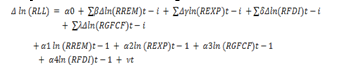 ARDL representation